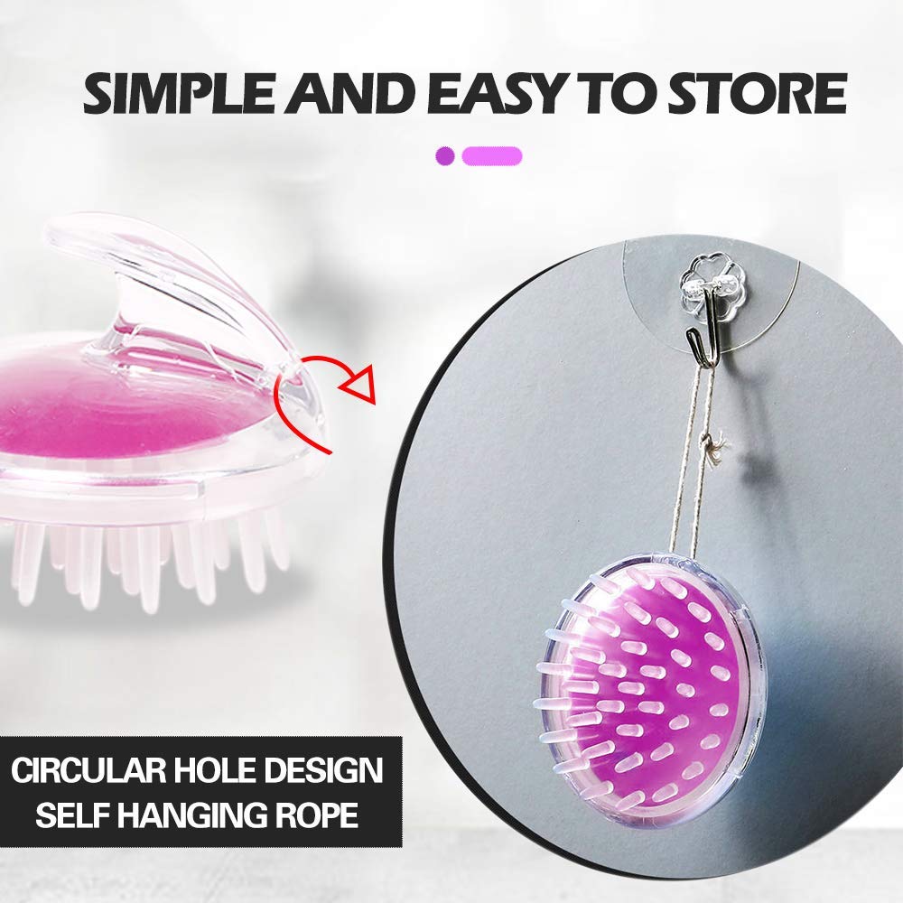 Hair Massager, Health Care Shampoo Hair Scalp Massager Shower Brush Hair Washing Massage Comb Beauty Tool